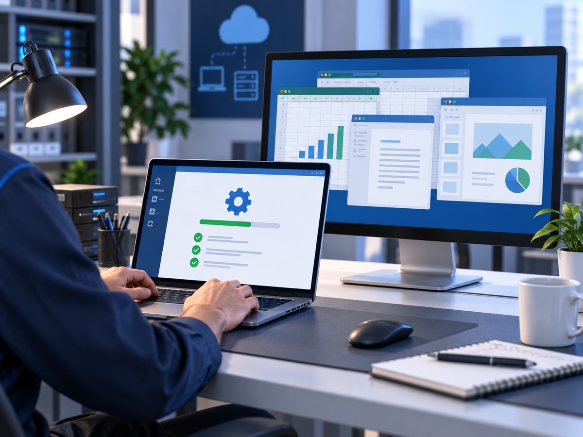 Installation et configuration de logiciels bureautiques sur un poste de travail